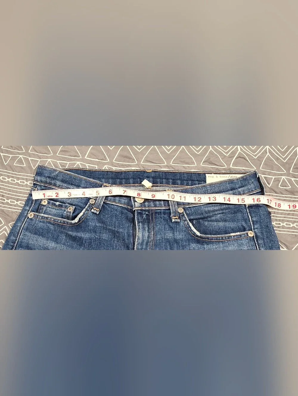 Rag & Bone The Dre Low Rise Slouchy Slim Fit Jeans Size 28 - Picture 5 of 8